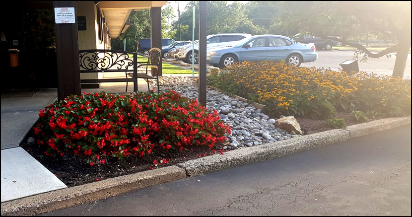 commercial flower bed care bucks county