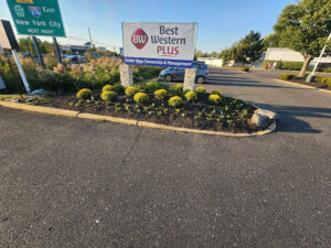commercial flower bed install bucks county pa