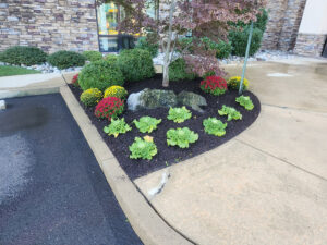 commercial flower bed installation bucks county