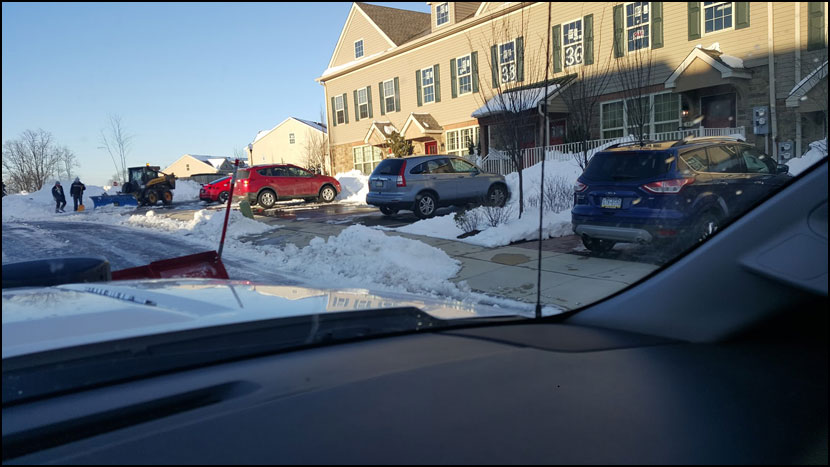 commercial snow removal bucks county