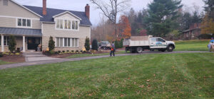 front yard landscape renovation bucks county pa