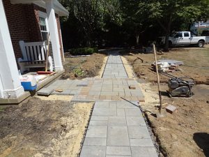 paver walkway install langhorne manor