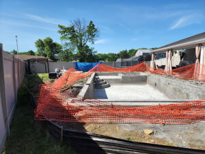 landscape for pool fairless hills