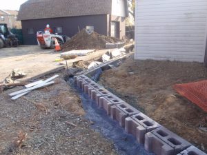 retaining wall construction philly