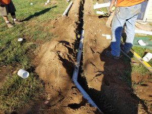residentail drainage job bucks county